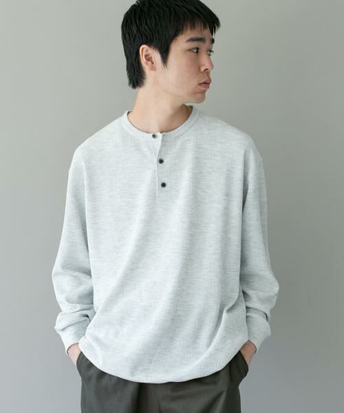 URBAN RESEARCH DOORS / アーバンリサーチ ドアーズ Tシャツ | DRYMIXワッフル ドロスト ロングスリーブ Tシャツ | 詳細27