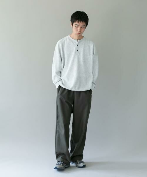 URBAN RESEARCH DOORS / アーバンリサーチ ドアーズ Tシャツ | DRYMIXワッフル ドロスト ロングスリーブ Tシャツ | 詳細29