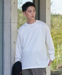 URBAN RESEARCH DOORS / アーバンリサーチ ドアーズ Tシャツ | 『UR TECH』完声ロングスリーブクルーネックTシャツ