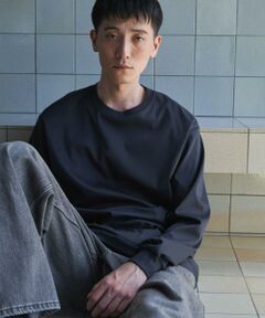 URBAN RESEARCH DOORS / アーバンリサーチ ドアーズ Tシャツ | 『UR TECH』完声ロングスリーブクルーネックTシャツ