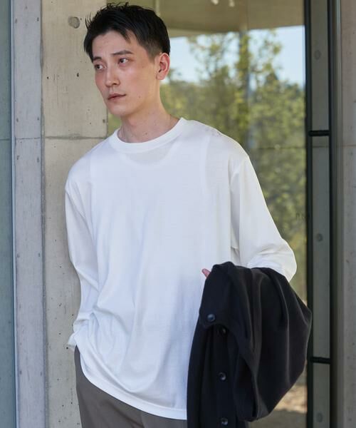URBAN RESEARCH DOORS / アーバンリサーチ ドアーズ Tシャツ | 『UR TECH』完声ロングスリーブクルーネックTシャツ | 詳細1