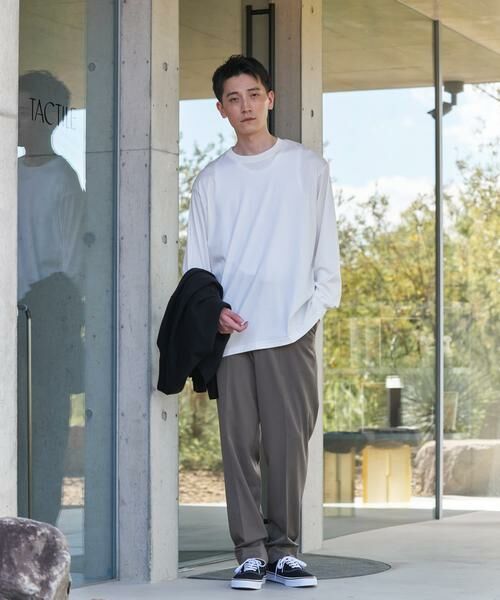 URBAN RESEARCH DOORS / アーバンリサーチ ドアーズ Tシャツ | 『UR TECH』完声ロングスリーブクルーネックTシャツ | 詳細3