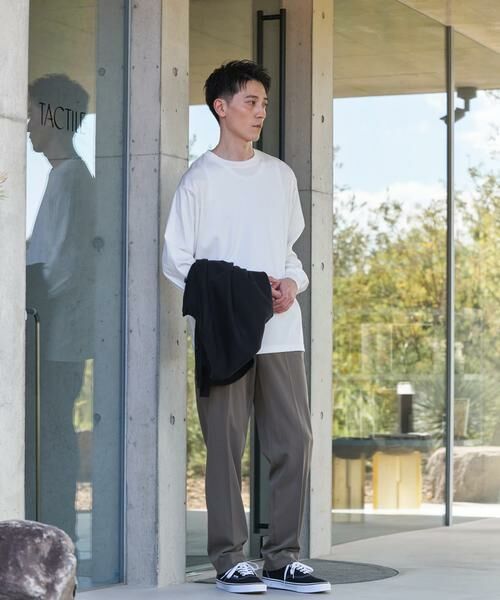 URBAN RESEARCH DOORS / アーバンリサーチ ドアーズ Tシャツ | 『UR TECH』完声ロングスリーブクルーネックTシャツ | 詳細4