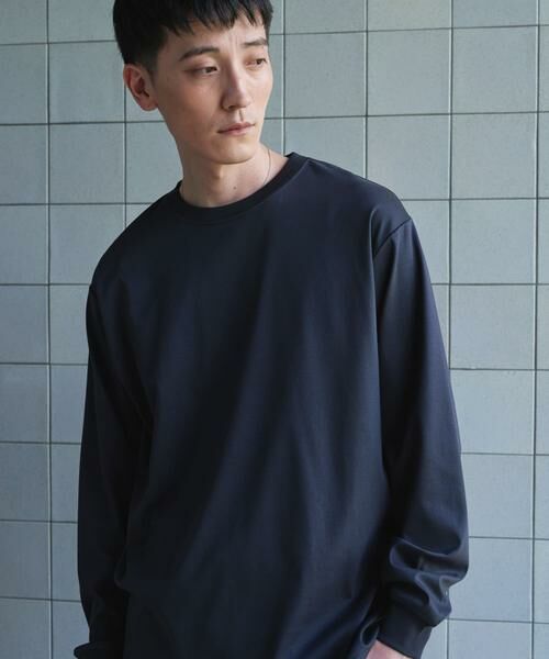 URBAN RESEARCH DOORS / アーバンリサーチ ドアーズ Tシャツ | 『UR TECH』完声ロングスリーブクルーネックTシャツ | 詳細10