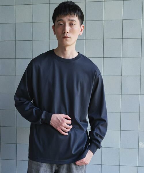 URBAN RESEARCH DOORS / アーバンリサーチ ドアーズ Tシャツ | 『UR TECH』完声ロングスリーブクルーネックTシャツ | 詳細11
