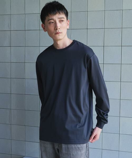 URBAN RESEARCH DOORS / アーバンリサーチ ドアーズ Tシャツ | 『UR TECH』完声ロングスリーブクルーネックTシャツ | 詳細12