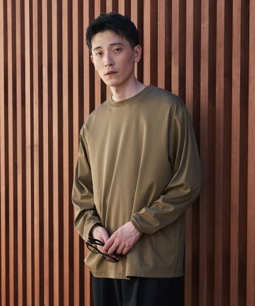 URBAN RESEARCH DOORS / アーバンリサーチ ドアーズ Tシャツ | 『UR TECH』完声ロングスリーブクルーネックTシャツ | 詳細19