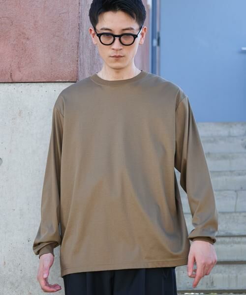 URBAN RESEARCH DOORS / アーバンリサーチ ドアーズ Tシャツ | 『UR TECH』完声ロングスリーブクルーネックTシャツ | 詳細20