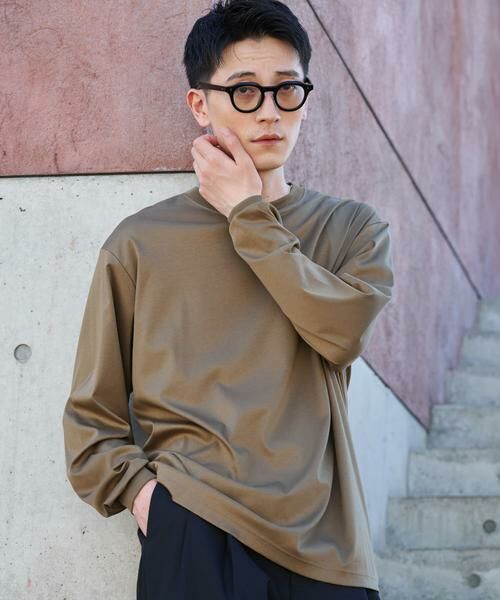 URBAN RESEARCH DOORS / アーバンリサーチ ドアーズ Tシャツ | 『UR TECH』完声ロングスリーブクルーネックTシャツ | 詳細21