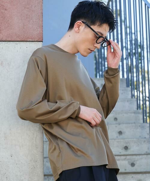 URBAN RESEARCH DOORS / アーバンリサーチ ドアーズ Tシャツ | 『UR TECH』完声ロングスリーブクルーネックTシャツ | 詳細22
