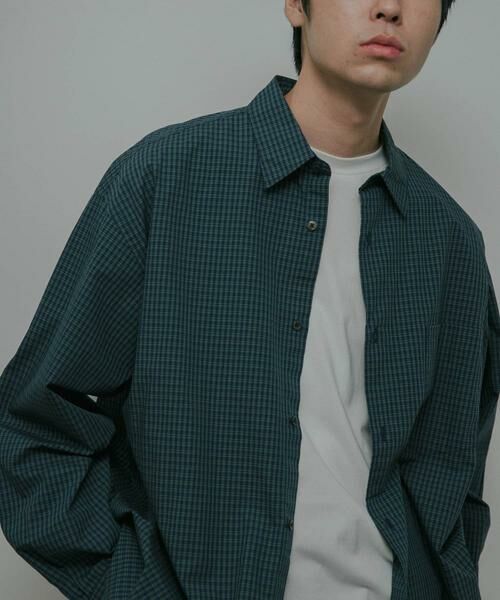 URBAN RESEARCH DOORS / アーバンリサーチ ドアーズ シャツ・ブラウス | OG Cotton Poplin Plaid Shirts（グリーン）