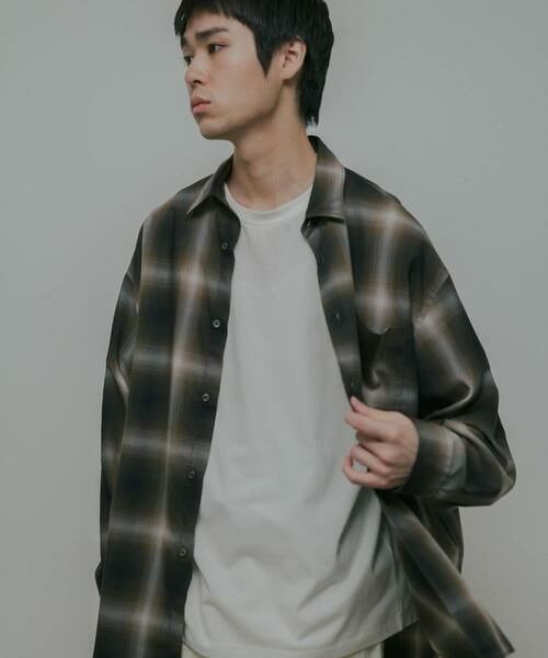 URBAN RESEARCH DOORS / アーバンリサーチ ドアーズ シャツ・ブラウス | T/R Hombre Plaid Shirts（ブラウン）