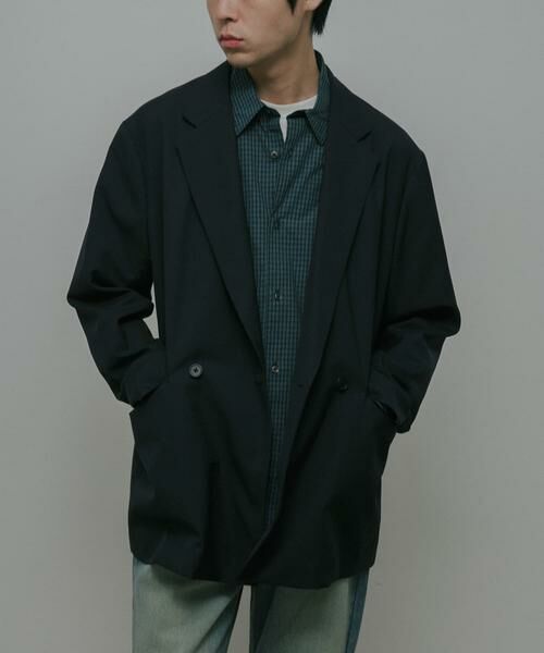 URBAN RESEARCH DOORS / アーバンリサーチ ドアーズ その他アウター | HT Gabardine Double Jacket | 詳細10