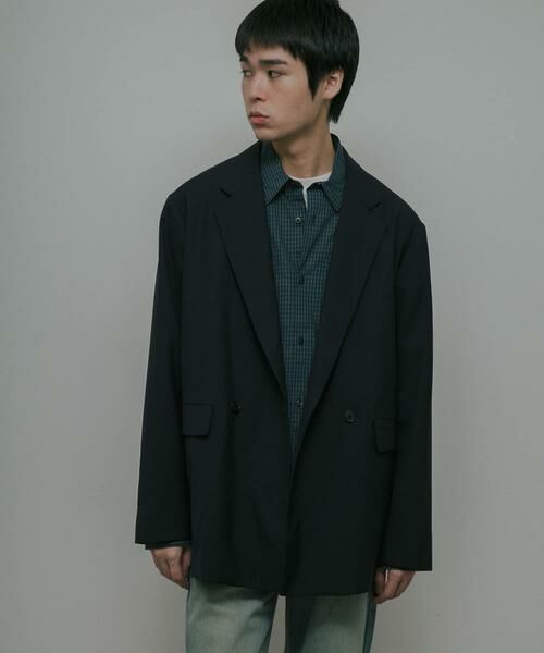 URBAN RESEARCH DOORS / アーバンリサーチ ドアーズ その他アウター | HT Gabardine Double Jacket | 詳細11
