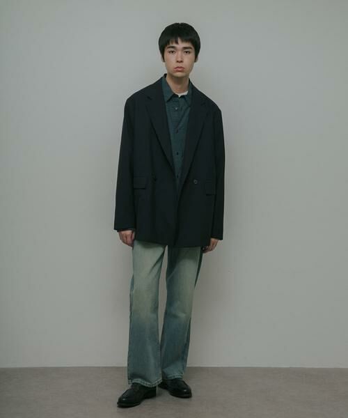 URBAN RESEARCH DOORS / アーバンリサーチ ドアーズ その他アウター | HT Gabardine Double Jacket | 詳細12