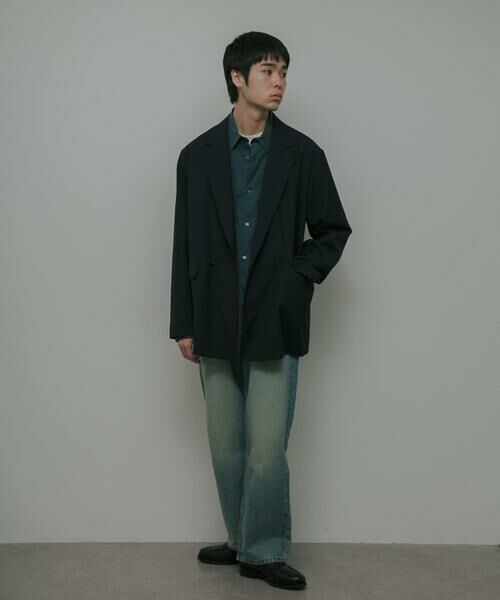 URBAN RESEARCH DOORS / アーバンリサーチ ドアーズ その他アウター | HT Gabardine Double Jacket | 詳細13