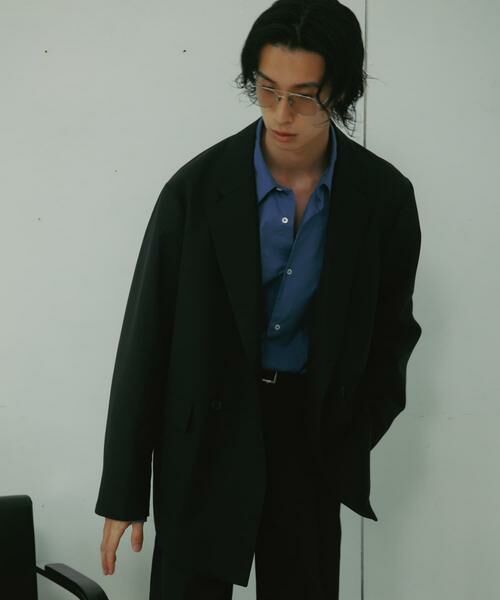 URBAN RESEARCH DOORS / アーバンリサーチ ドアーズ その他アウター | HT Gabardine Double Jacket | 詳細5