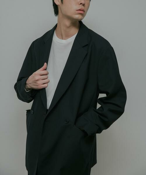 URBAN RESEARCH DOORS / アーバンリサーチ ドアーズ その他アウター | HT Gabardine Double Jacket | 詳細25