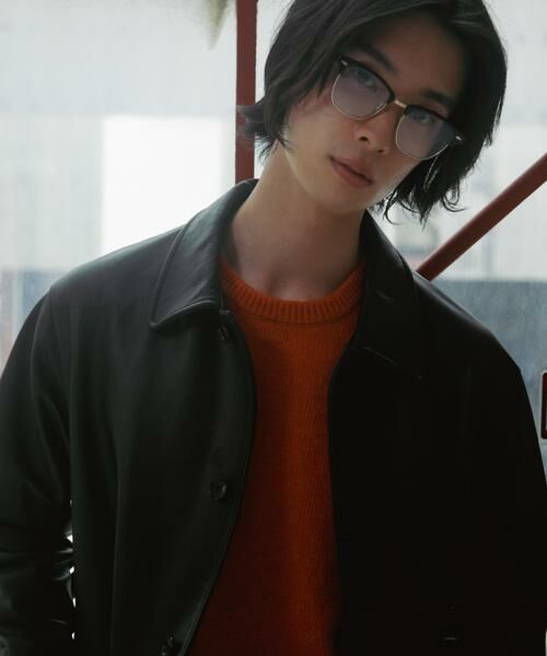 URBAN RESEARCH DOORS / アーバンリサーチ ドアーズ レザーブルゾン・ジャケット | Cow Leather Chore Jacket | 詳細4