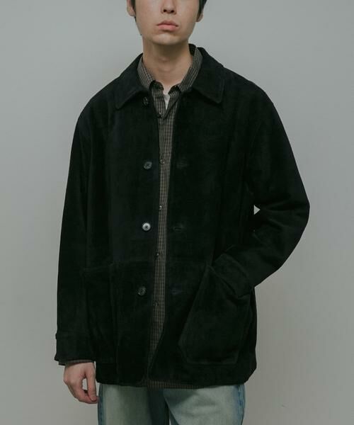 URBAN RESEARCH DOORS / アーバンリサーチ ドアーズ レザーブルゾン・ジャケット | Cow Leather Chore Jacket | 詳細22