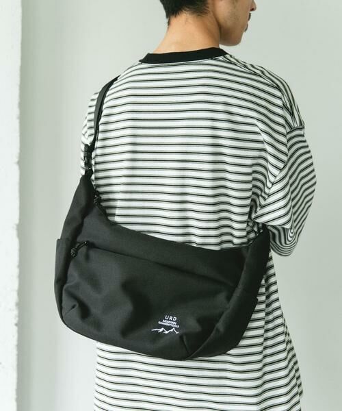 URBAN RESEARCH DOORS / アーバンリサーチ ドアーズ ショルダーバッグ | URD SHOULDER BAG（ブラック）