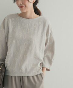 URBAN RESEARCH DOORS / アーバンリサーチ ドアーズ その他トップス | ジャガード5分袖プルオーバー