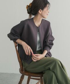 URBAN RESEARCH DOORS / アーバンリサーチ ドアーズ カーディガン・ボレロ | ダンボールZIPカーディガン