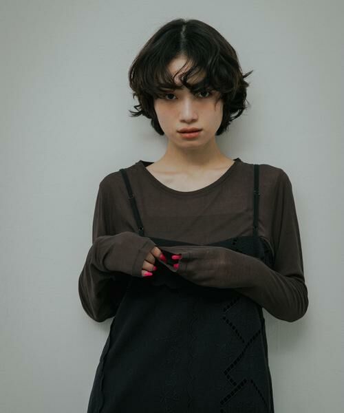 URBAN RESEARCH DOORS / アーバンリサーチ ドアーズ Tシャツ | Sheer Cotton Long-Sleeve T-shirts | 詳細3