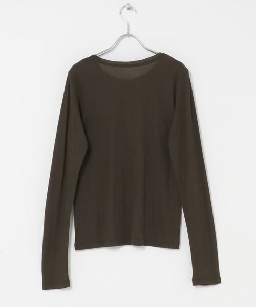 URBAN RESEARCH DOORS / アーバンリサーチ ドアーズ Tシャツ | Sheer Cotton Long-Sleeve T-shirts | 詳細8