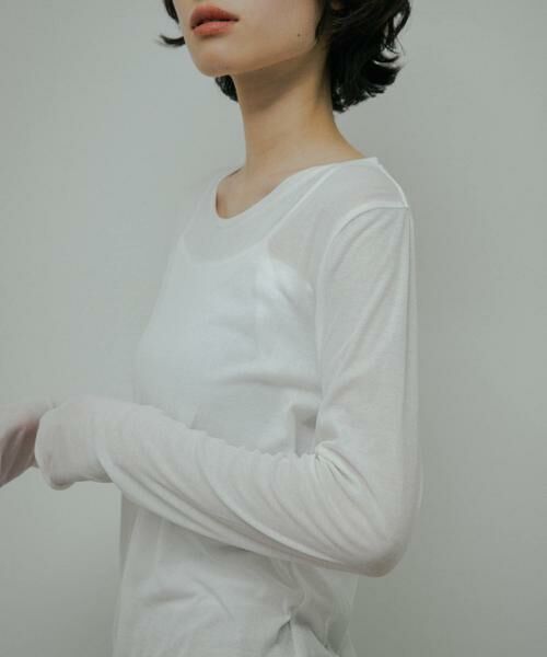 URBAN RESEARCH DOORS / アーバンリサーチ ドアーズ Tシャツ | Sheer Cotton Long-Sleeve T-shirts | 詳細15