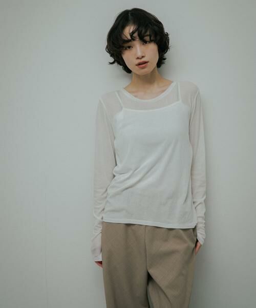 URBAN RESEARCH DOORS / アーバンリサーチ ドアーズ Tシャツ | Sheer Cotton Long-Sleeve T-shirts | 詳細16