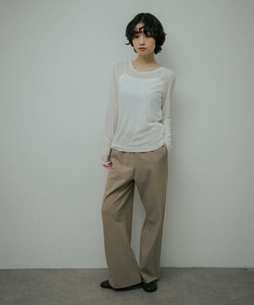 URBAN RESEARCH DOORS / アーバンリサーチ ドアーズ Tシャツ | Sheer Cotton Long-Sleeve T-shirts | 詳細17