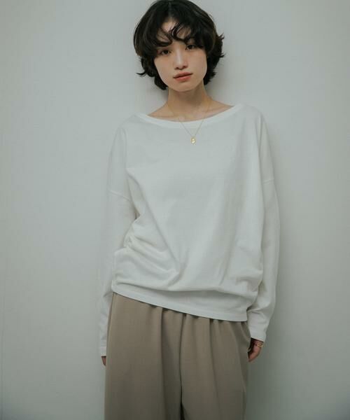 URBAN RESEARCH DOORS / アーバンリサーチ ドアーズ Tシャツ | Soft Cotton Loose Long-Sleeve T-shirts | 詳細4