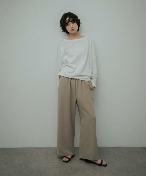 URBAN RESEARCH DOORS / アーバンリサーチ ドアーズ Tシャツ | Soft Cotton Loose Long-Sleeve T-shirts | 詳細7