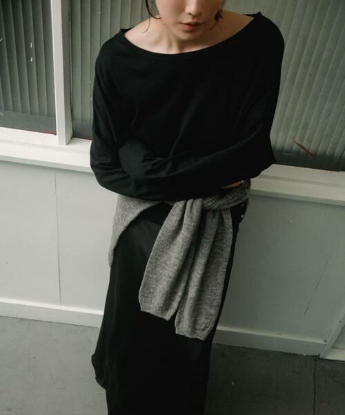 URBAN RESEARCH DOORS / アーバンリサーチ ドアーズ Tシャツ | Soft Cotton Loose Long-Sleeve T-shirts | 詳細11