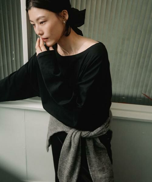 URBAN RESEARCH DOORS / アーバンリサーチ ドアーズ Tシャツ | Soft Cotton Loose Long-Sleeve T-shirts | 詳細13