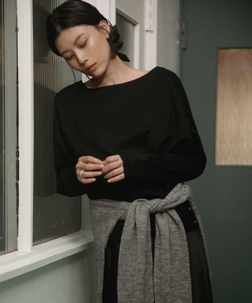 URBAN RESEARCH DOORS / アーバンリサーチ ドアーズ Tシャツ | Soft Cotton Loose Long-Sleeve T-shirts | 詳細14
