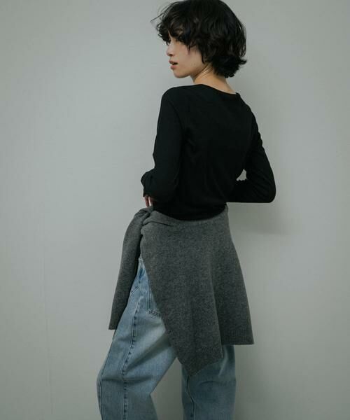URBAN RESEARCH DOORS / アーバンリサーチ ドアーズ カーディガン・ボレロ | Vintage Rib Button Cardigan | 詳細5