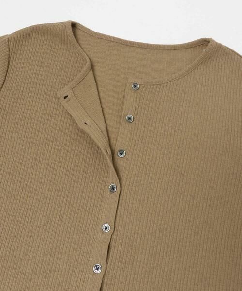 URBAN RESEARCH DOORS / アーバンリサーチ ドアーズ カーディガン・ボレロ | Vintage Rib Button Cardigan | 詳細16
