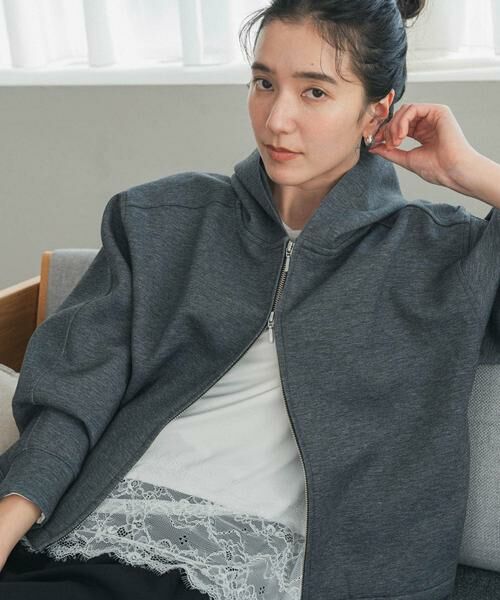 URBAN RESEARCH DOORS / アーバンリサーチ ドアーズ Tシャツ | レースドッキングカットソー | 詳細1