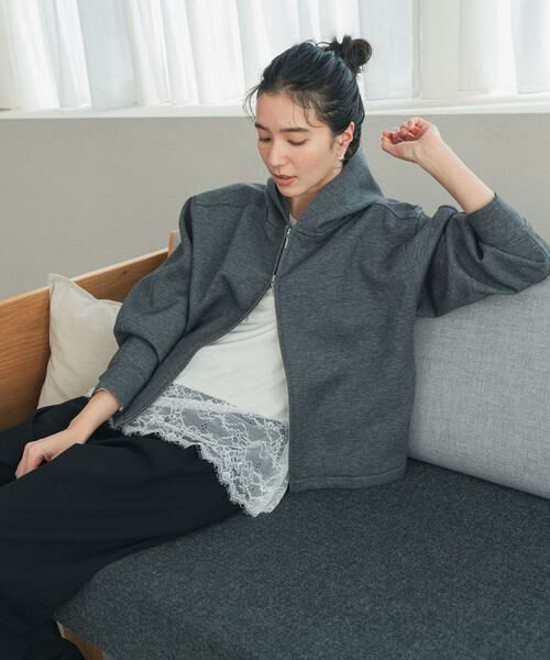 URBAN RESEARCH DOORS / アーバンリサーチ ドアーズ Tシャツ | レースドッキングカットソー | 詳細2
