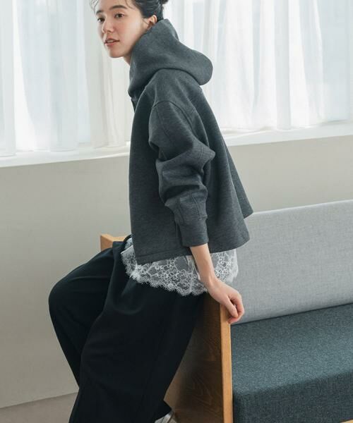 URBAN RESEARCH DOORS / アーバンリサーチ ドアーズ Tシャツ | レースドッキングカットソー | 詳細5