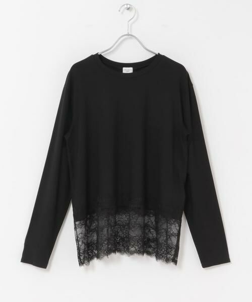 URBAN RESEARCH DOORS / アーバンリサーチ ドアーズ Tシャツ | レースドッキングカットソー | 詳細18