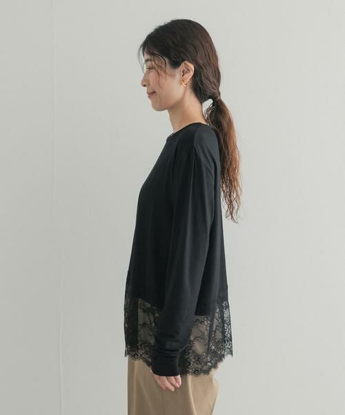 URBAN RESEARCH DOORS / アーバンリサーチ ドアーズ Tシャツ | レースドッキングカットソー | 詳細16