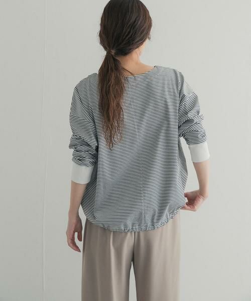 URBAN RESEARCH DOORS / アーバンリサーチ ドアーズ Tシャツ | 『UR TECH』完声シルケットドロストプルオーバー | 詳細13