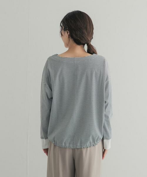 URBAN RESEARCH DOORS / アーバンリサーチ ドアーズ Tシャツ | 『UR TECH』完声シルケットドロストプルオーバー | 詳細17