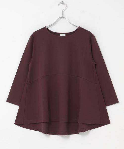 URBAN RESEARCH DOORS / アーバンリサーチ ドアーズ Tシャツ | 『UR TECH』完声シルケットペプラムプルオーバー | 詳細7