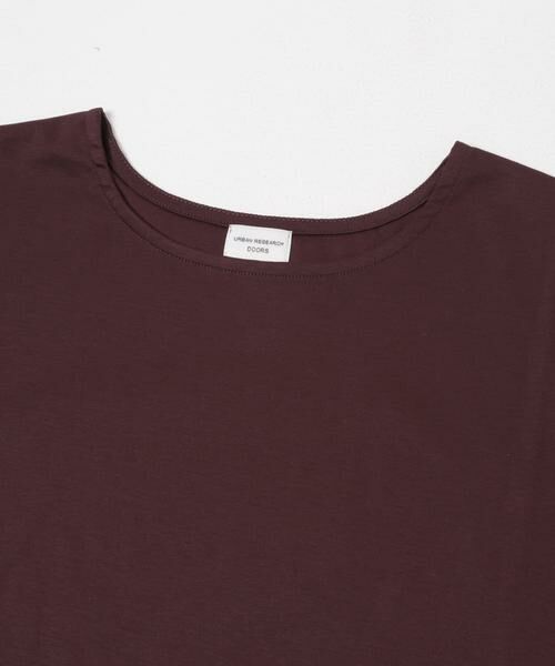 URBAN RESEARCH DOORS / アーバンリサーチ ドアーズ Tシャツ | 『UR TECH』完声シルケットペプラムプルオーバー | 詳細8