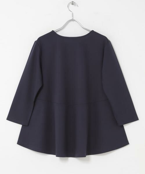 URBAN RESEARCH DOORS / アーバンリサーチ ドアーズ Tシャツ | 『UR TECH』完声シルケットペプラムプルオーバー | 詳細18
