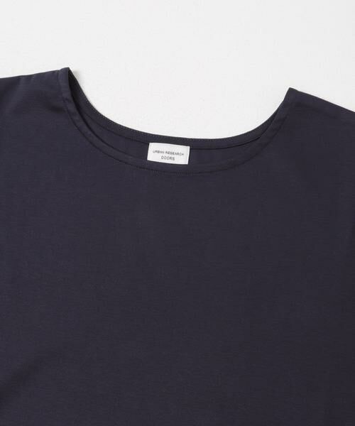 URBAN RESEARCH DOORS / アーバンリサーチ ドアーズ Tシャツ | 『UR TECH』完声シルケットペプラムプルオーバー | 詳細17